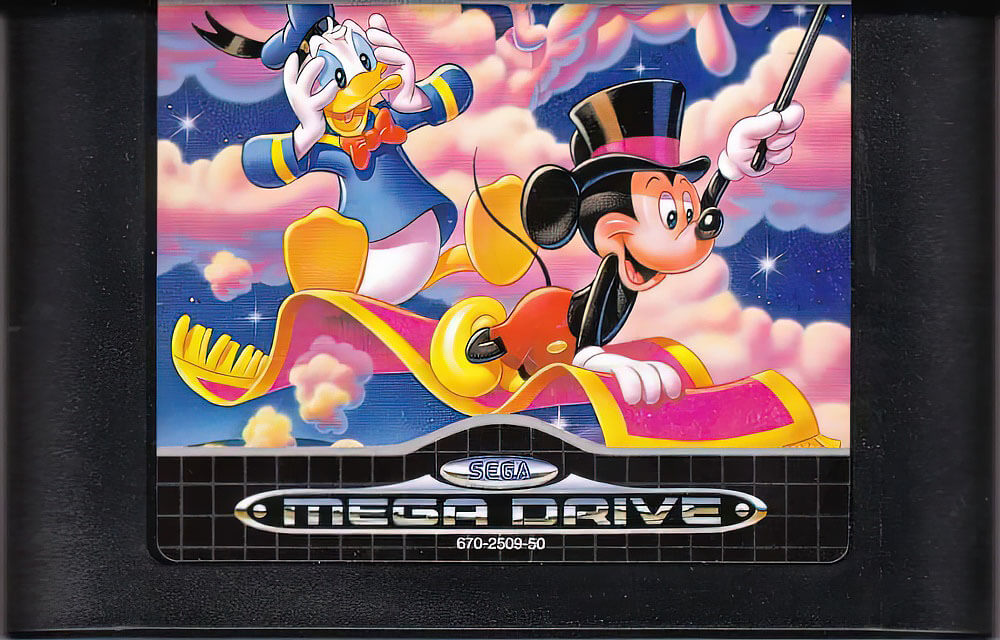 Лицензионный картридж World of Illusion Starring Mickey Mouse and Donald Duck для Sega Mega Drive